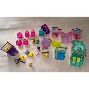 Shopkins -my little Pet Shop Lot Dum Mee Mee Binkie Light Up Toy Topper WORKS
